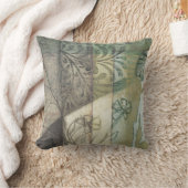 庭パネ葉ル、花、草 クッション (ブランケット)