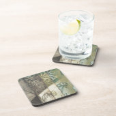 庭パネ葉ル、花、草 コースター (右側)