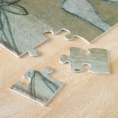 庭パネ葉ル、花、草 ジグソーパズル (側面)