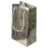 庭パネ葉ル、花、草 スモールペーパーバッグ (裏面アングル)