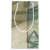 庭パネ葉ル、花、草 スモールペーパーバッグ (正面)