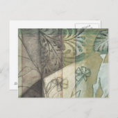 庭パネ葉ル、花、草 ポストカード (正面/裏面)