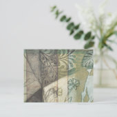 庭パネ葉ル、花、草 ポストカード (スタンド正面)