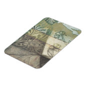 庭パネ葉ル、花、草 マグネット (左側)