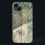 庭パネ葉ル、花、草 iPhone 13ケース<br><div class="desc">抽象芸術スケッチの葉中に、花、草などを取り入れた心地よいガーデンパネル。色が混ざり合うと目が引き立ち、家の中で色々な色が生ま絵画れる。あなたの壁の歓迎の場所を見つけることができる簡単の会話スターター!</div>