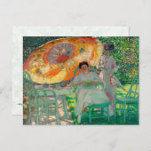 庭パラソル ポストカード (正面/裏面)