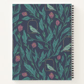 庭ビクトリアンのヴィンテージのスケッチとノート ノートブック (裏面)