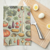 庭フランスののガイド キッチンタオル (四つ折り)