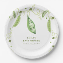 庭モダンスイートピーインポッドベビーシャワー