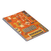 庭リスお洒落ズ：動物のシーン ノートブック (右側)