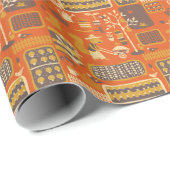 庭リスお洒落ズ：動物のシーン ラッピングペーパー (ロールコーナー)