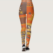 庭リスお洒落ズ：動物のシーン レギンス (裏面)