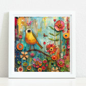 庭予測できなの鳥 ポスター