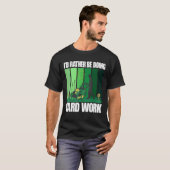 庭仕事のガーデニングをやりたい Tシャツ (正面フル)
