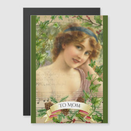 庭動揺してビクトリアンの磁気の女性