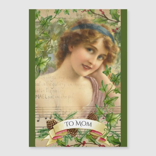 庭動揺してビクトリアンの磁気の女性 (正面)