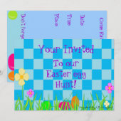 庭卵の狩り 招待状 (正面/裏面)