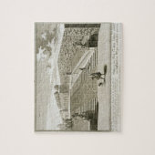 庭台地、Belvedere宮殿へのステップは、竸います ジグソーパズル (縦)