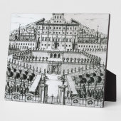 庭園からのヴィラアルドブランディニのビュー(en) フォトプラーク (側面)