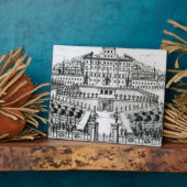 庭園からのヴィラアルドブランディニのビュー(en) フォトプラーク (側面)