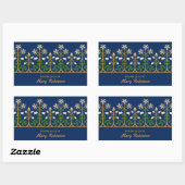 庭園からアールヌーボーCC0260 Augustus Pugin 長方形シール (シート)