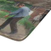 庭園での午後の作業（H.A.ブレンデキルデ著） カッティングボード (角)