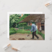 庭園での午後の作業（H.A.ブレンデキルデ著） カード (正面/裏面インサイチュ)