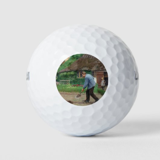 庭園での午後の作業（H.A.ブレンデキルデ著） ゴルフボール (正面)