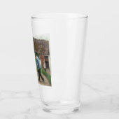 庭園での午後の作業（H.A.ブレンデキルデ著） タンブラーグラス (左)