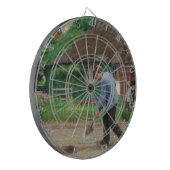 庭園での午後の作業（H.A.ブレンデキルデ著） ダーツボード (正面左)