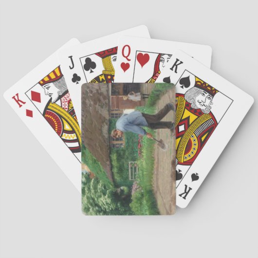 庭園での午後の作業（H.A.ブレンデキルデ著） トランプ (裏面)