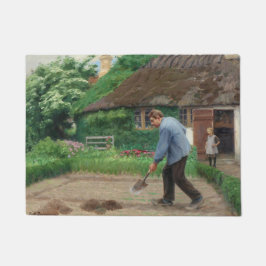 庭園での午後の作業（H.A.ブレンデキルデ著） ドアマット