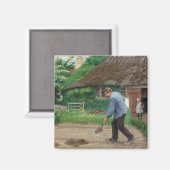 庭園での午後の作業(H.A.ブレンデキルデ著) マグネット (正面/裏面)