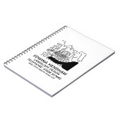 庭園と景観デザインのプロモーションノート ノートブック (左側)