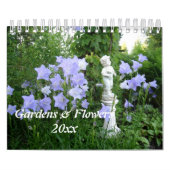 庭園と花 カレンダー (カバー)