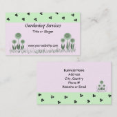 庭園と造園サービス 名刺 (正面/裏面)