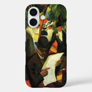 『庭園のレストラン』（1912年） オーグスト・マッケによるヴィンテージ・アート iPhone 16ケース