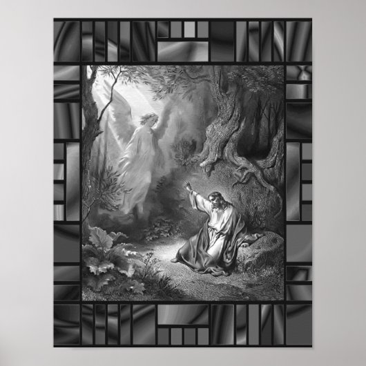 庭園の再生宗教ポスターの苦悩 ポスター (正面)