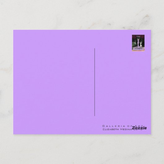 庭園の女神 ~ ポストカード (裏面)