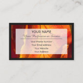 庭園の専門家や自然デザイナーのビジネス向け 名刺 (裏面)