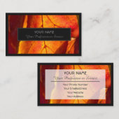 庭園の専門家や自然デザイナーのビジネス向け 名刺 (正面/裏面)