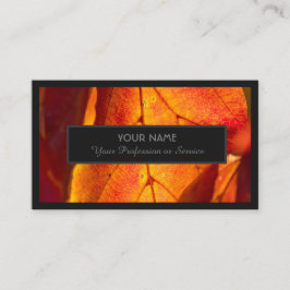 庭園の専門家や自然デザイナーのビジネス向け 名刺