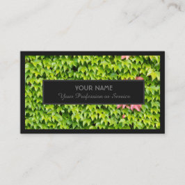 庭園の専門家や自然デザイナービジネス向け 名刺