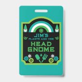 庭園の小人ガーデナー バッジ (裏面)