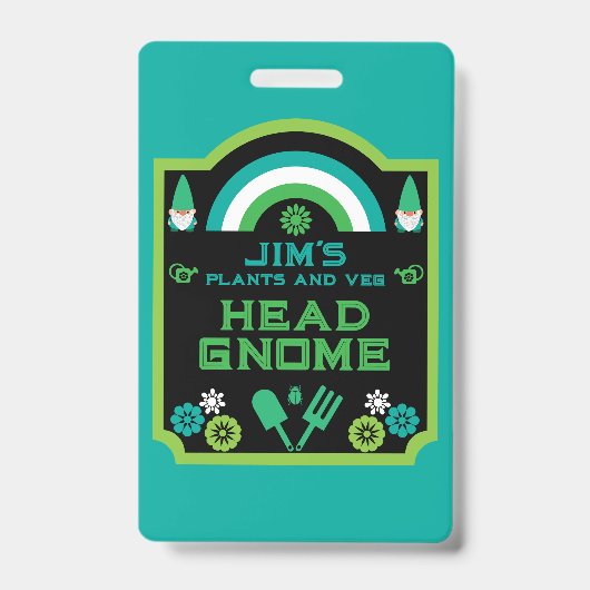 庭園の小人ガーデナー バッジ (正面)