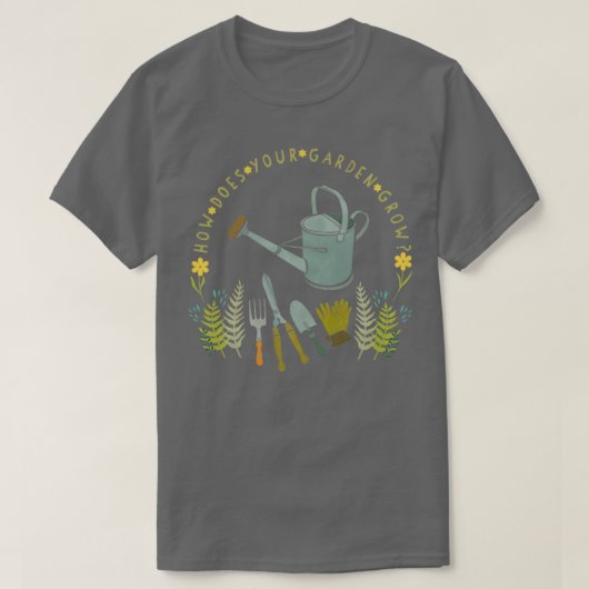 庭園の成長について6 Tシャツ (デザイン正面)
