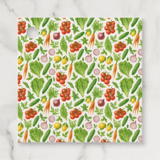 庭園の新鮮なサラダドレッシング - 磁器のピッチャー フェイバータグ (正面)