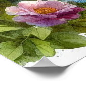 庭園の歩道の風景4 ポスター (角)