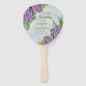 庭園の結婚式は多肉岩 ハンドファン (正面)