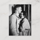 庭園の結婚式サイト | RSVP QRコード写真 エンクロージャーカード (裏面)